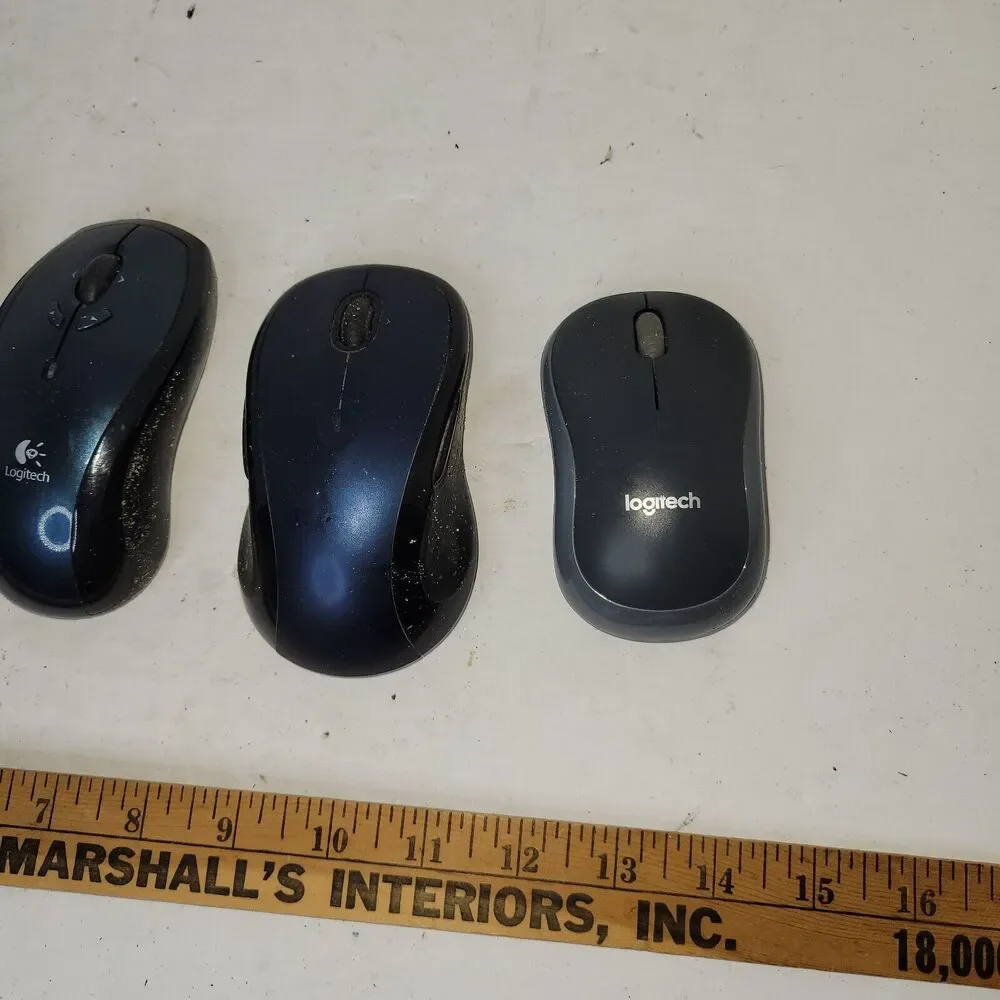 Logitech Wireless Mouse Lot Computer Laptop PC Computers Gaming Videos TV Film
